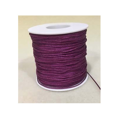 0,8 mm Cordon en nylon, violet, vendu par 5 m