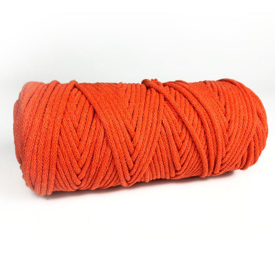 3 mm, coton, écheveau de 100 m. Orange vif