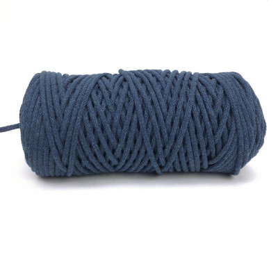 3 mm, coton, écheveau de 100 m. Bleu Jean