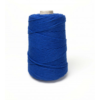 200 m. Coton peigné 2,5/3 mm, bleu roi