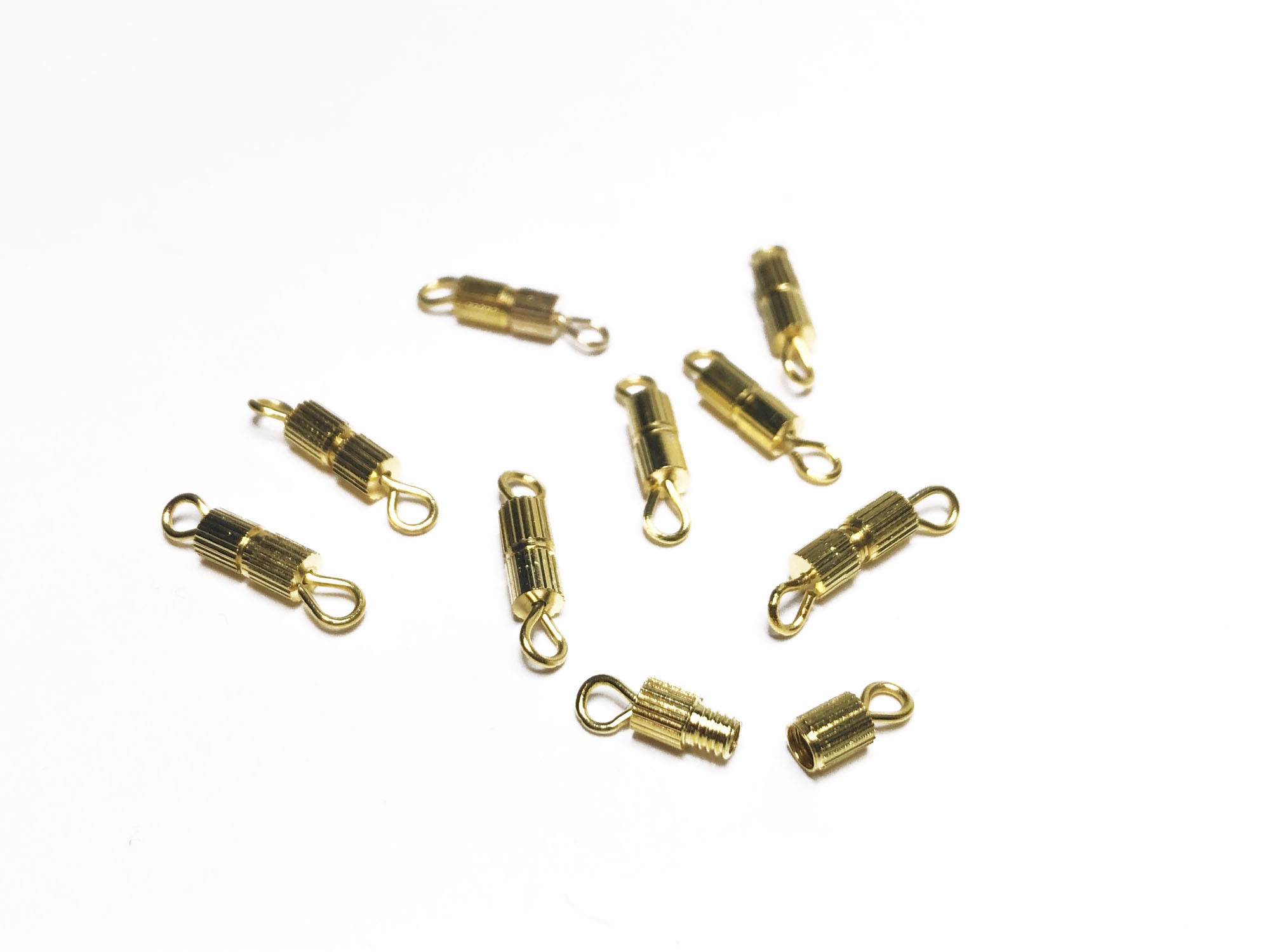 Fermoir Magnétique Métal Bronze, Aimant Puissant, Forme Cloche, 2 Anneaux D'accroche 2 Mm, 11 X 6 Mm, Métal Couleur Bronze - Un Grand Marché - Foto 3