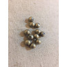 hématite, perle 6 mm, mordoré, à la pièce