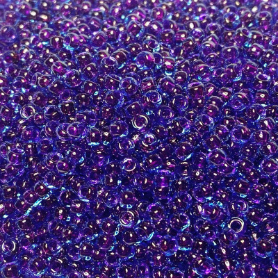 8/0 - 10 g Miyuki rocailles, violet brillant.