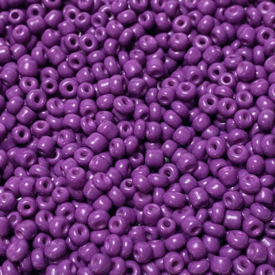 3 mm, 30 g rocailles, violet. 8/0