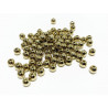 50 perles boules 6 mm acrylique doré
