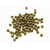 50 perles boules 6 mm acrylique doré
