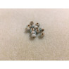 8 mm, perle irrégulière, céramique